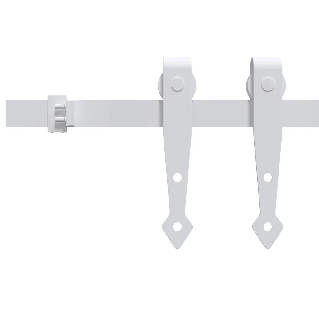 Mini Kit Porta Scorrevole in Acciaio al Carbonio Bianco 200 cm cod mxl 69363