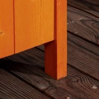 Casetta da Giardino Porta Attrezzi in Legno con 2 Ante e 3 Mensole, 84x52x188cm