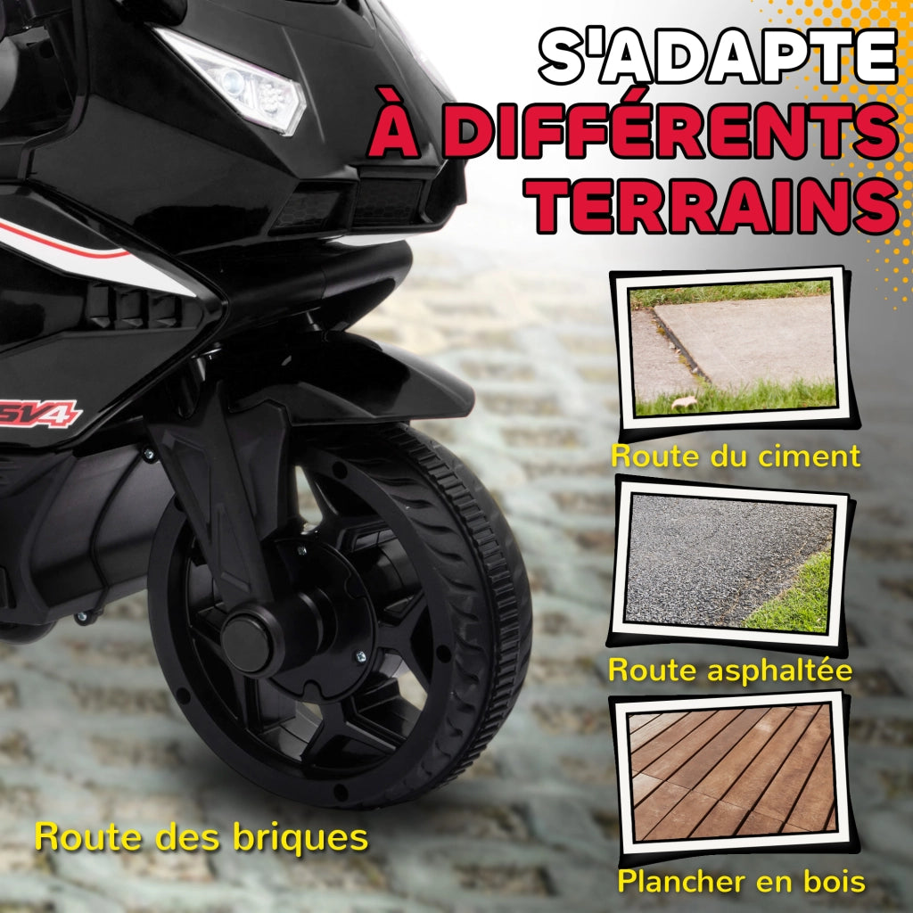 Moto Elettrica Bambini ¨C zephmum ¨C Nero 75x36x49cm