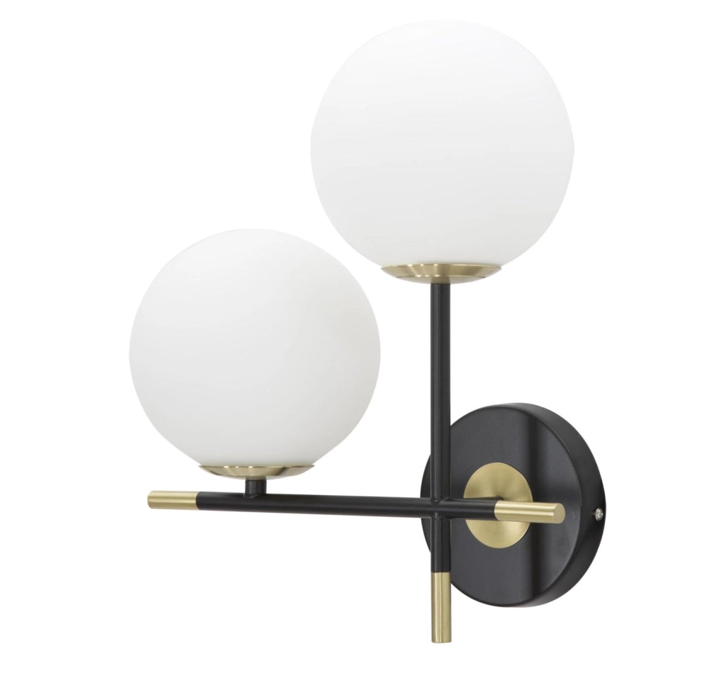 LAMPADA DA MURO DARKY DOUBLE CM 30x17x35