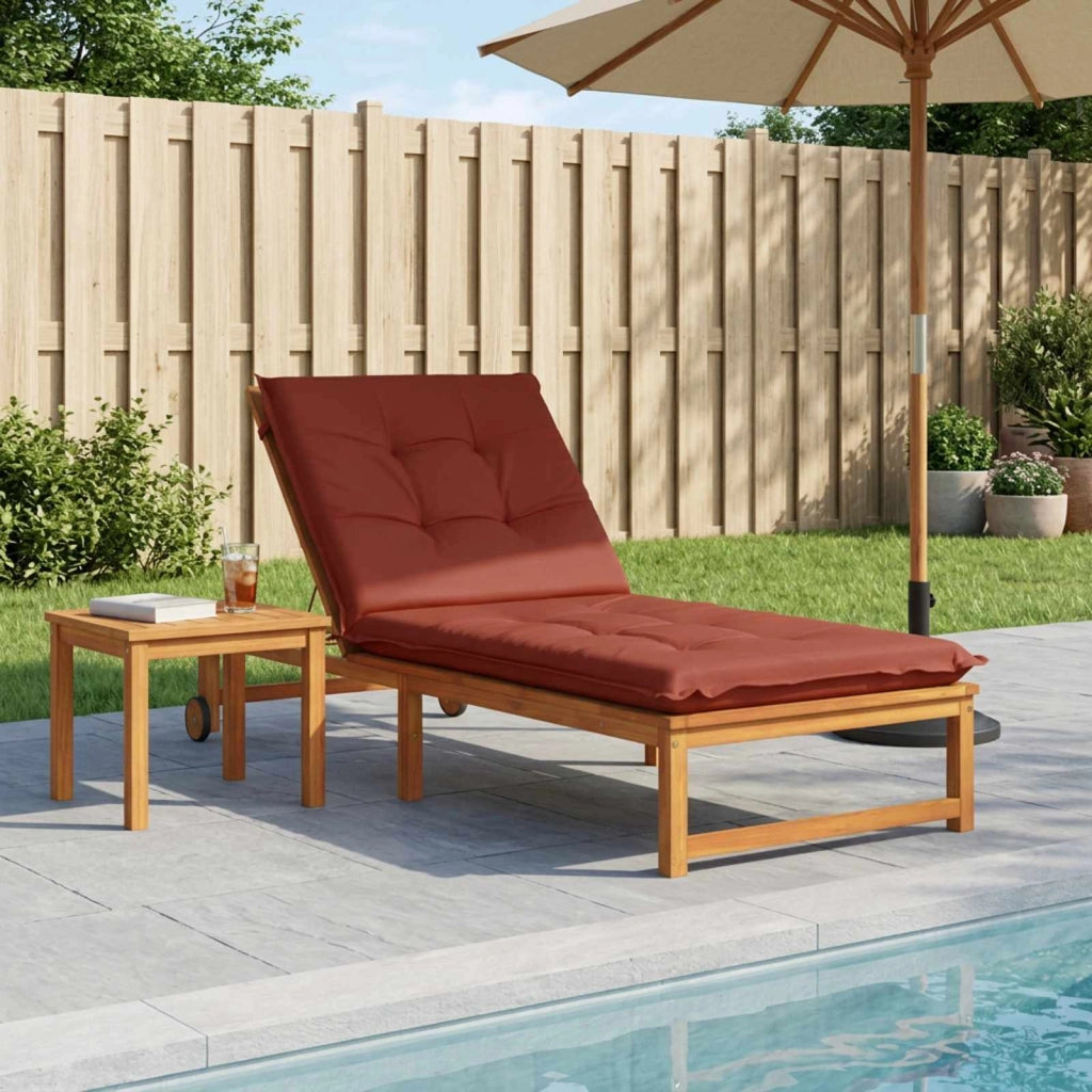 Cuscino per Lettino GEMERT 100% Poliestere Rosso 947406