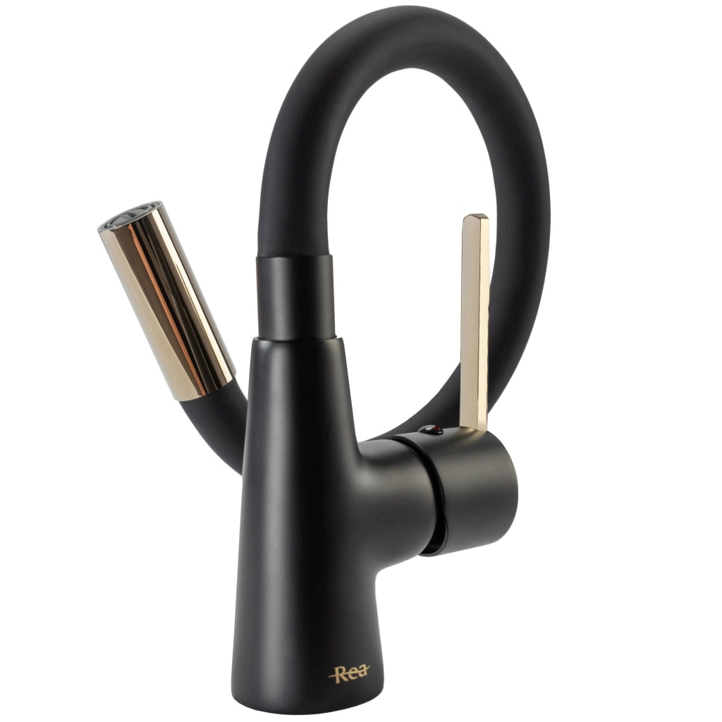 Rubinetto Da Cucina Rea Icon Black/gold