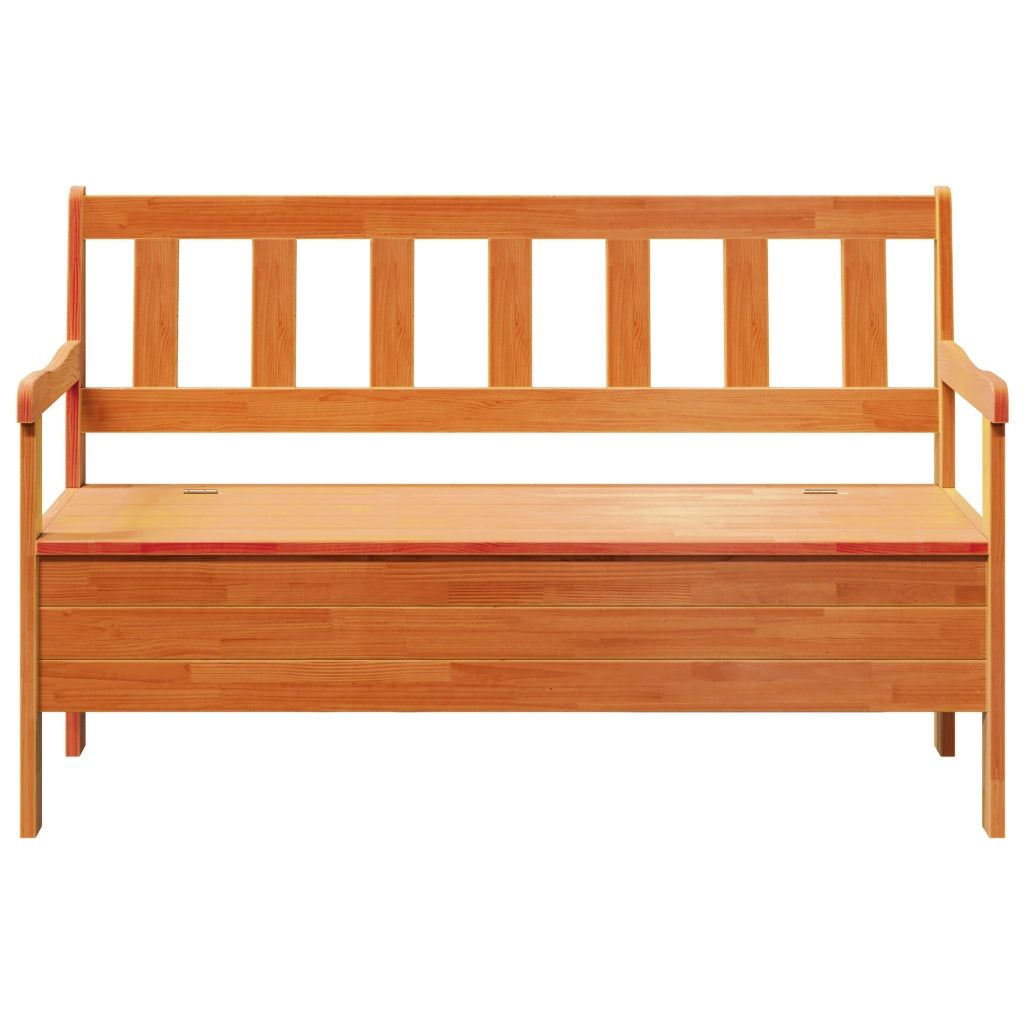 Panchina da esterno in acacia 119x76x44 cm in legno solido di pino