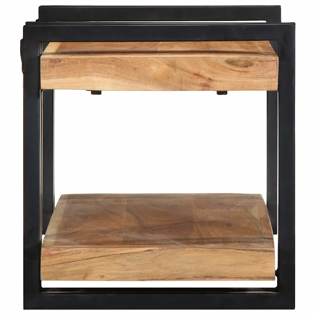 Mensola da Parete 70x33x35 cm Legno Massello di Acacia 4017484