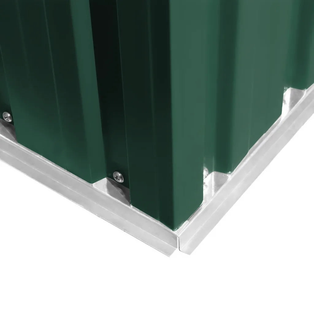 Capanno per Attrezzi in Metallo Verde 204x132x186 cm CFW5069173