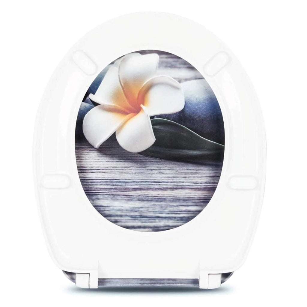 Sedile WC in Duroplast con abbassamento automatico in design decorativo 19_0000697