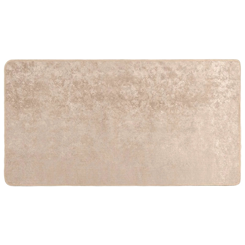 Runner Tappeto MARSA Beige 80 x 150 cm Poliestere e PVC
