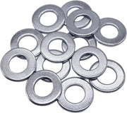500 pezzi - slittini DIN 125A M10 - anelli metallici rotondi - riparazione piatta - supporti di distanziamento in acciaio