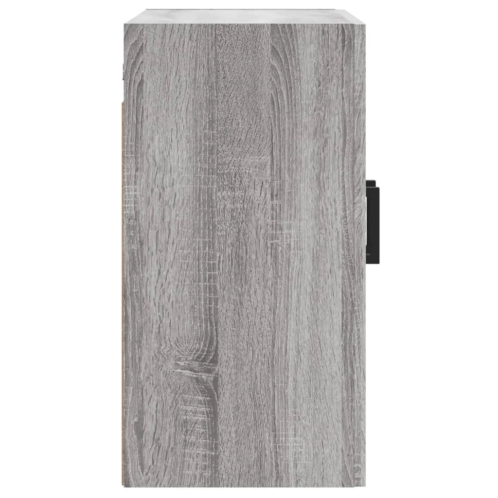 Mobiletto a parete moderno e sospeso pratico contenitore 60 x 31 x 60 cm legno composito grigio 02_0048807