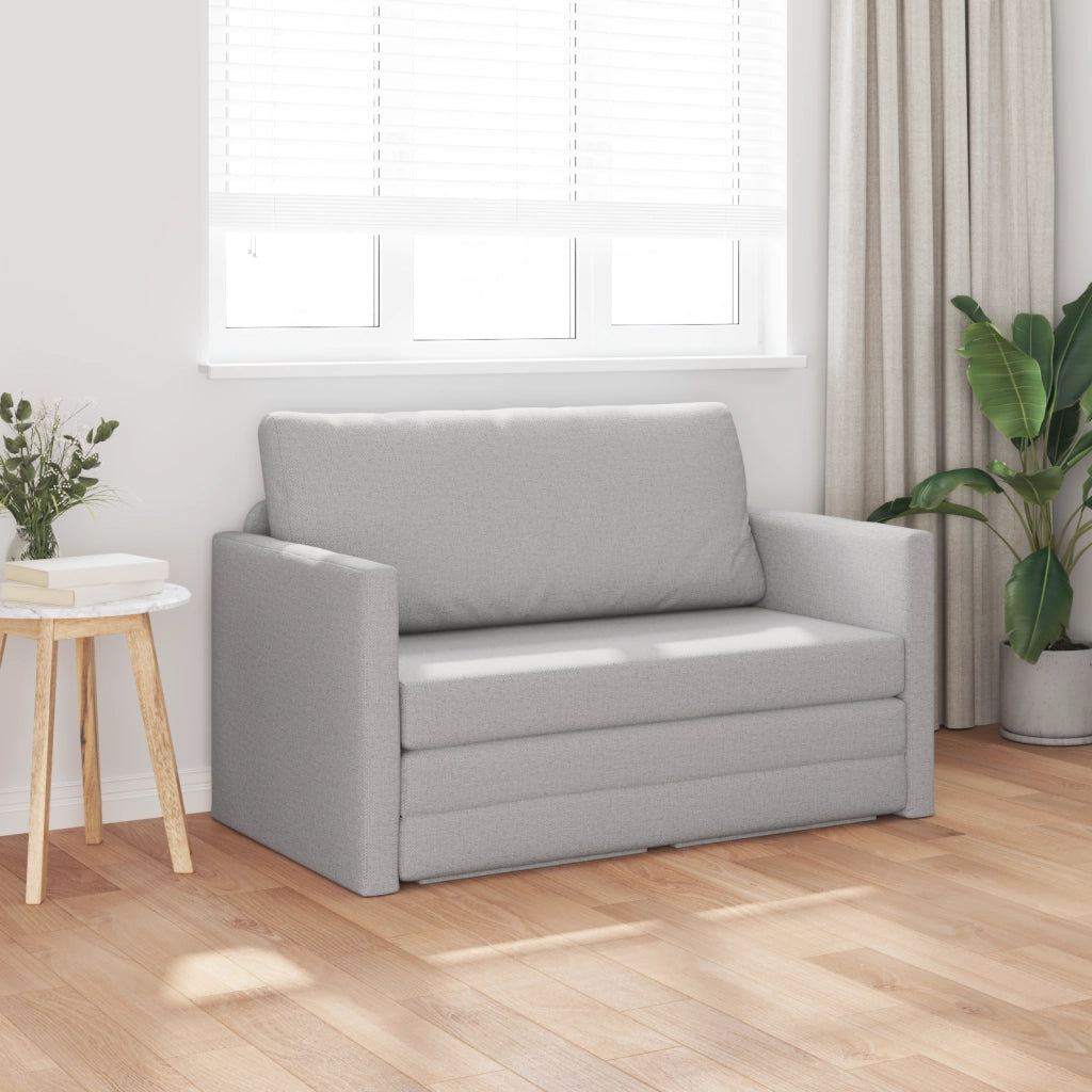 Divano Letto Floor 2-in-1 Grigio Nuvola 124x71x78 cm Tessuto