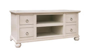 Porta tv classico 4 cassetti in legno avorio l.120 p.50 h.53 - Mobili 2G