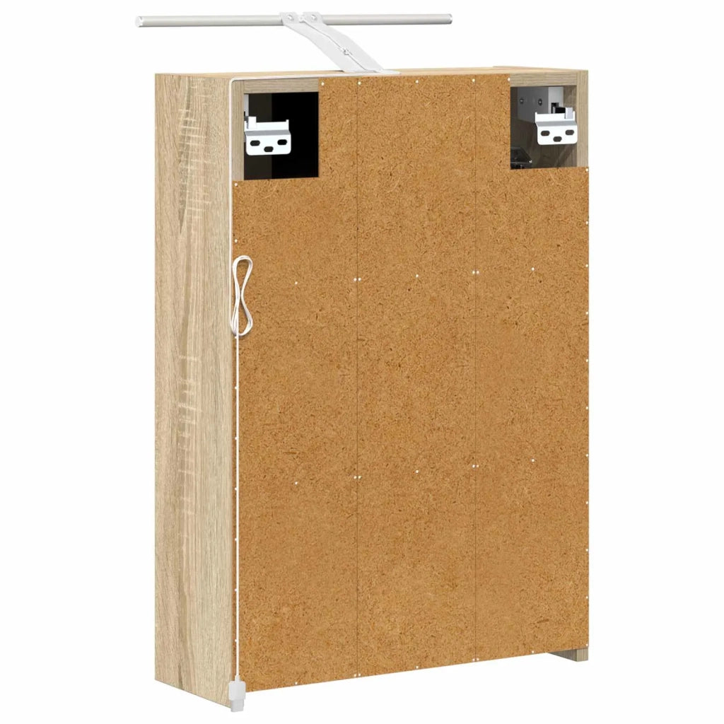 Mobiletto per specchio da bagno Rovere Sonoma 43 x 16 x 62.5 cm 889145