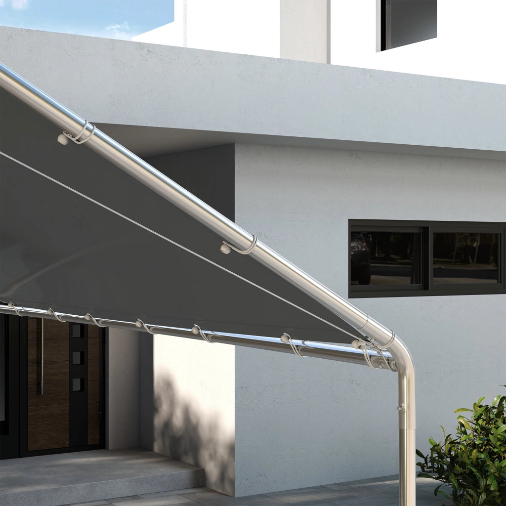 Copertura per carport 3x6 m ¨C zephmum ¨C 48 elastici con pallini
