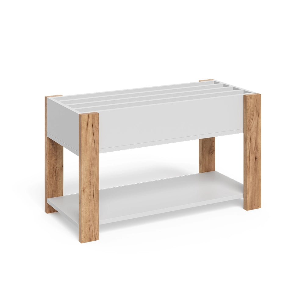 Vitalispa Scaffale per bambini Bianco/Artisan 80 x 46 cm