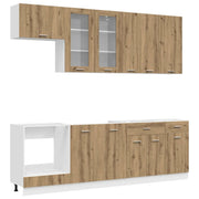 Unità Cucina LYON 8 pcs Rovere Artigianale Legno ingegnerizzato 3438210
