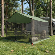 Telo da campeggio con pareti in rete Verde 340 x 260 x 220 cm 42028563