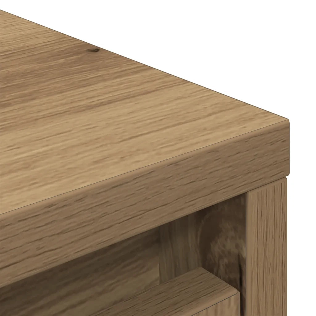 Scarpiera Rovere Artigianale 29,5x34x76 cm in Legno Multistrato 861867
