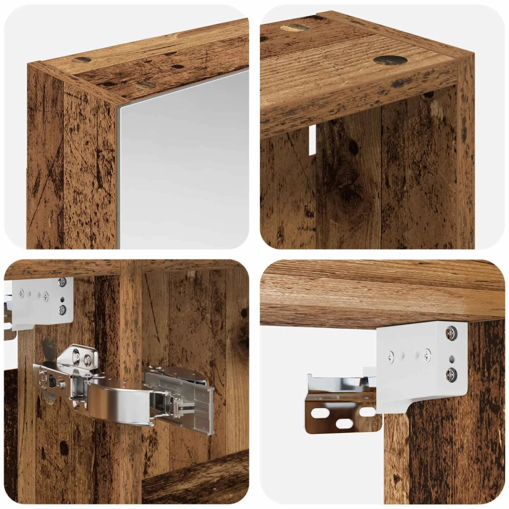 Set di Armadi da Bagno 3 pz 140 x 14,5 x 70 cm 3403782
