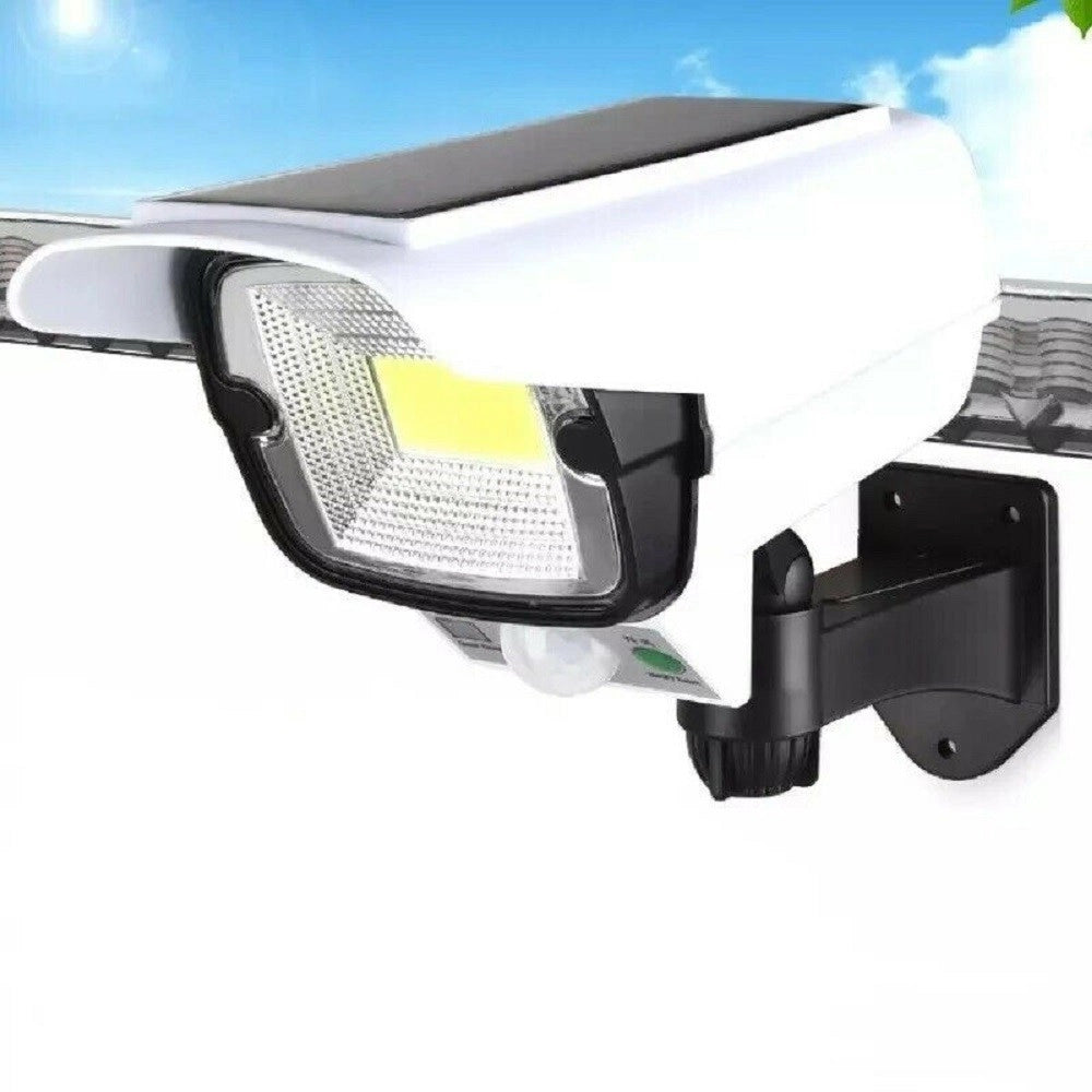 Trade Shop - Telecamera Finta Pannello Solare Sensore Di Movimento Faretto Led Smd Jlp-2176a -
