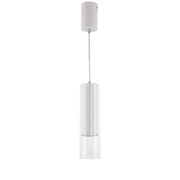 Lampada a sospensione Manacor bianca vetro GU10 Light Prestige