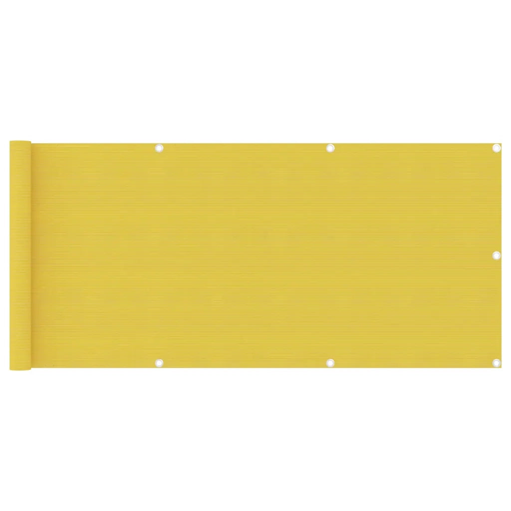 Schermo Frangivista per Balcone Giallo 75x500 cm in HDPE cod mxl 11520