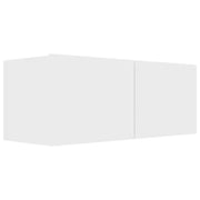 Mobile TV | Armadietto TV | Mobile Porta TV Bianco 80x30x30 cm in Legno Multistrato