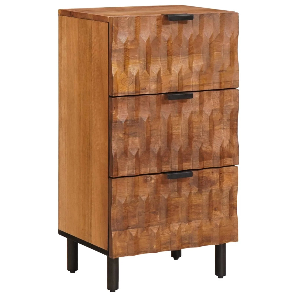 Credenza con cassetto Finitura Marrone Acacia 40 x 33 x 75 cm 4017923