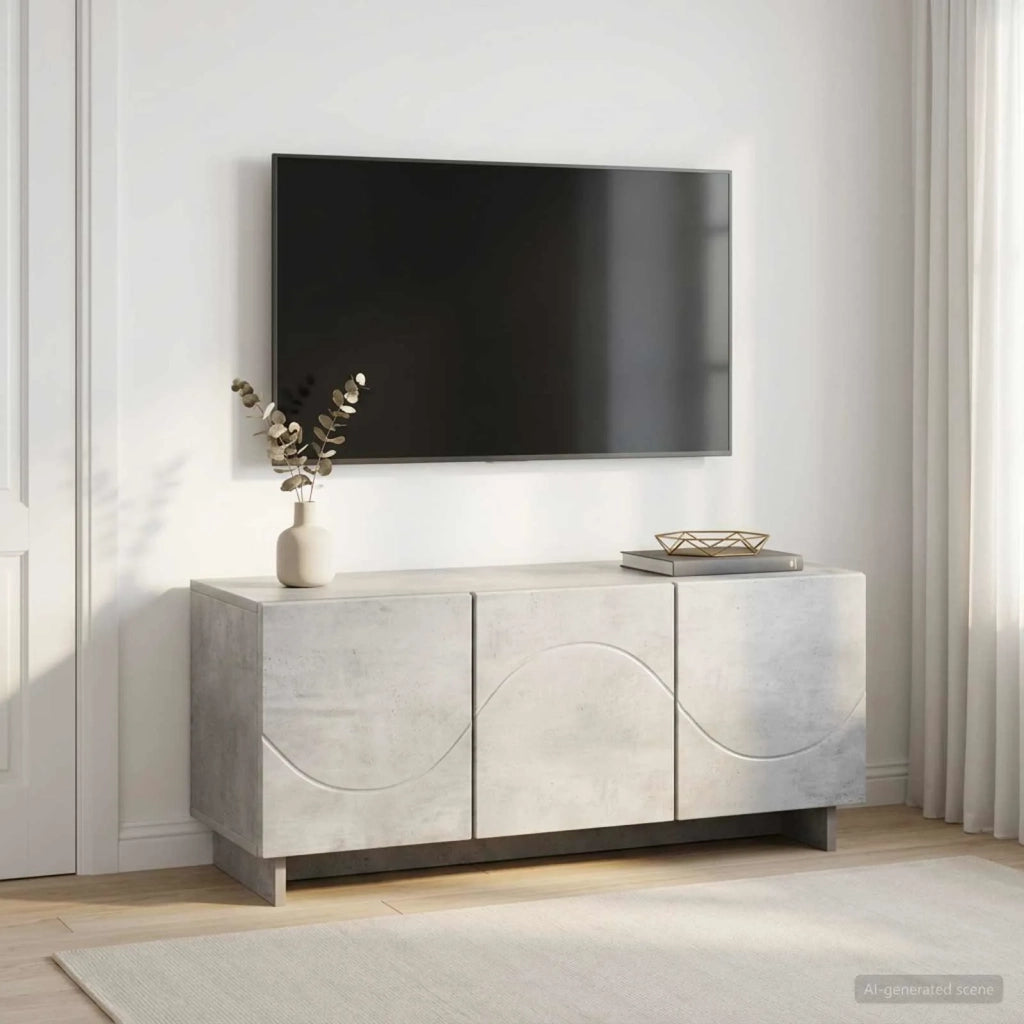 Supporto TV 90 x 34.5 x 40 cm Grigio Cemento 8011570