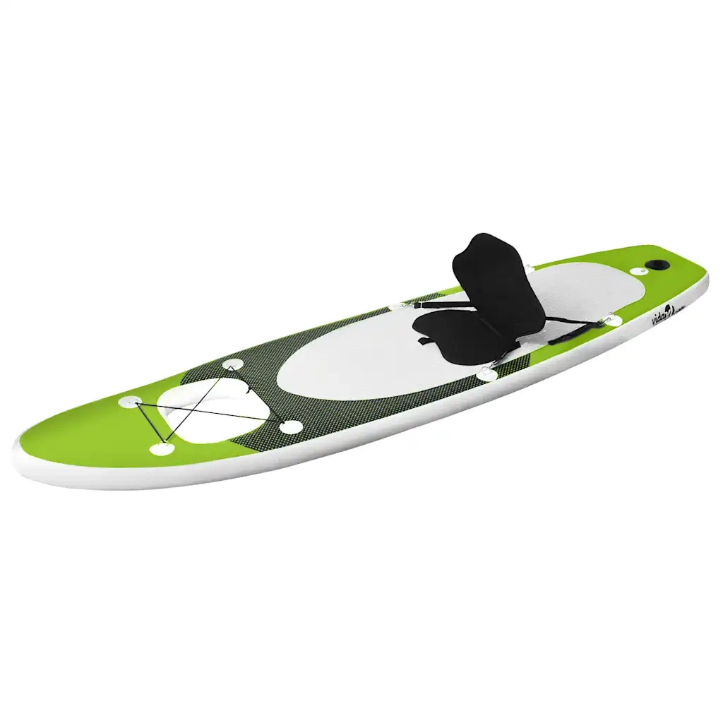 Set Tavola da SUP Gonfiabile Verde 300x76x10 cm CFW9380789