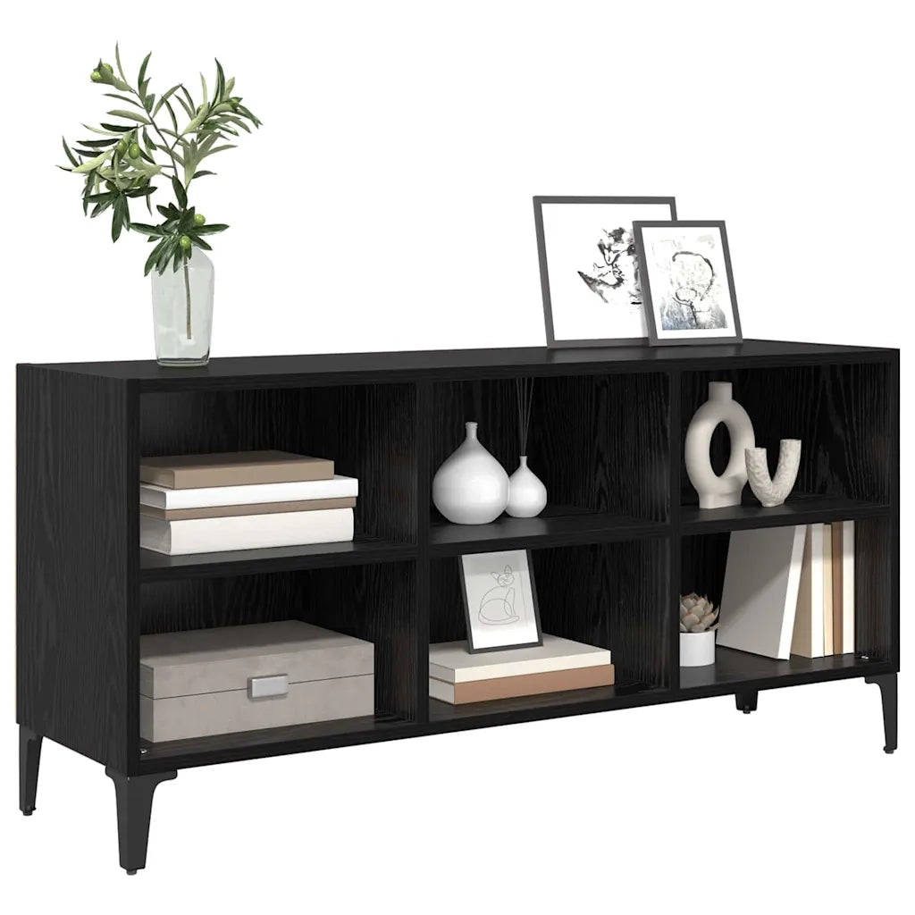 vidaXL Mobile TV Nero 69.5 x 30 x 50 cm Legno multistrato