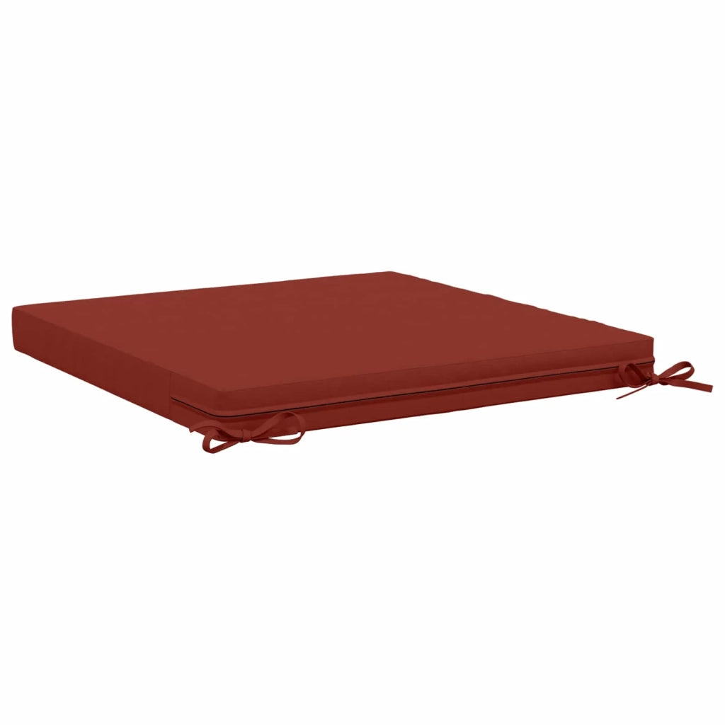 Cuscini per Sedia in 4 Pezzi SOEST 4 pz 100% Poliestere Rosso 945066