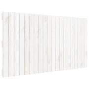 Testiera | Testata da Parete Bianca 127,5x3x60 cm Legno Massello di Pino
