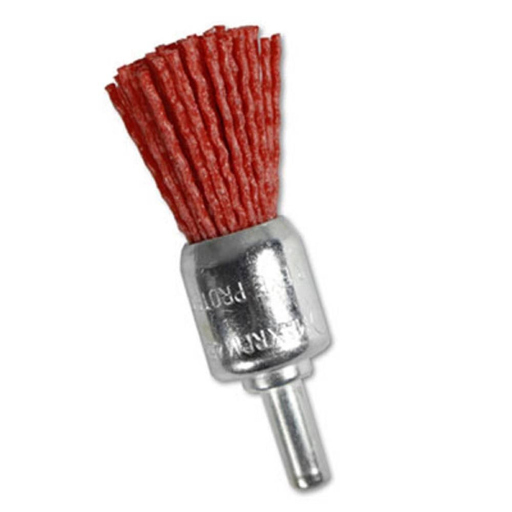 Trade Shop - Spazzola Abrasiva A Pennello Fili In Nylon 4500 Rpm Per Trapano Attacco 6mm 0767 -