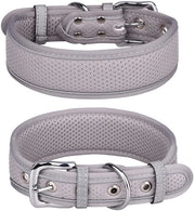 Cinturino per cani regolabile - Cinturino riflettente per cani - Materiale morbido imbottito - 5 fori regolabili - Dimensione media/grande - Adatto per collo 39-61CM - Attrezzo per cani
