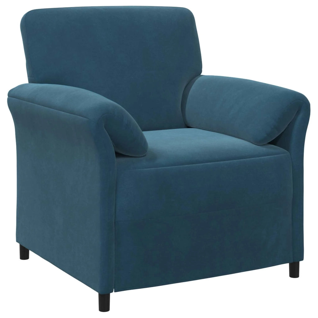 Set di divani 2 pz Blu Velluto 3424908