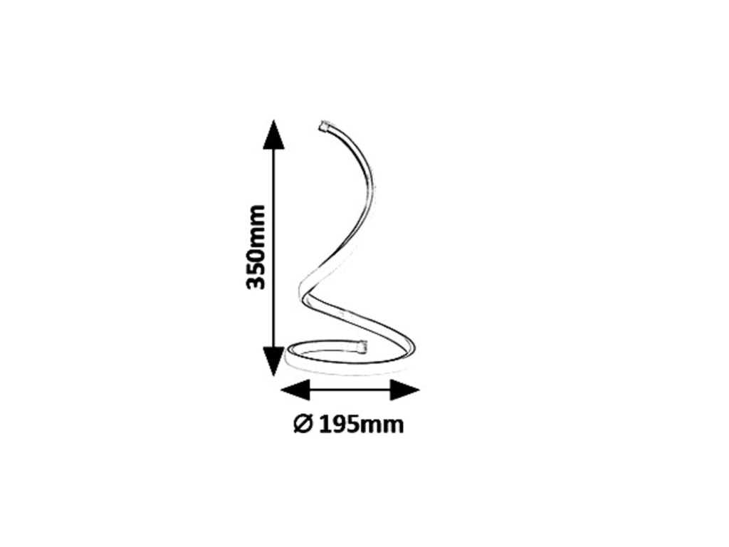 Lampada da tavolo LED design oro Anais 4,8W 4000K Rabalux