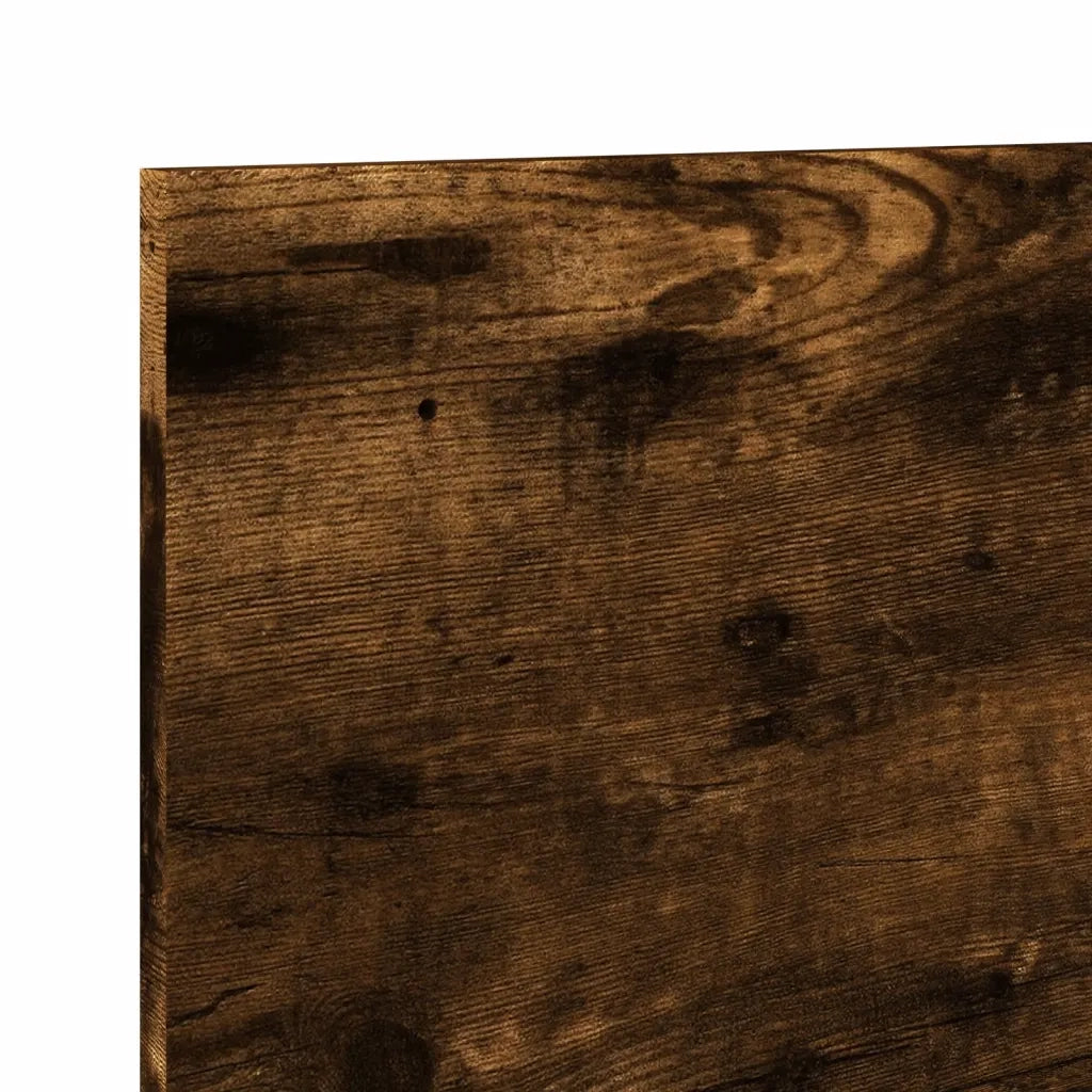 Mobile a Parete 100x16,5x30 cm Rovere Fumo in Truciolato