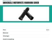 Copricoppa shockassorbente per motocicletta - universale - gomme/motociclistica - 205x42mm - set da 2 pezzi - alta qualità - copricoppa motociclistica