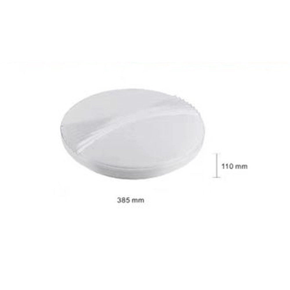 Trade Shop - Plafoniera Da Soffitto 45w Tondo Con Rilievo Rigato Luce Fredda 6500k Fst-40a23524 -