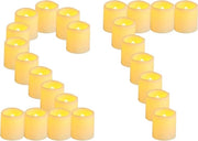 72 Pacchi di Luminarie LED Senza Fiamma - Lampadine da Terra a Batteria - Fiammelle Basse - Fiammelle per Esterno in Lotti - Candelabri Senza Fiamma - Matrimoni Halloween