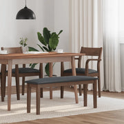 Panca 110 cm Marrone in Legno Massello di Hevea 4102602
