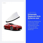 Antenna universale per auto - Radio AM/FM - Design aerodinamico - Dimensioni: 17 x 7 x 6 cm - Materiale ABS - Antenna per auto