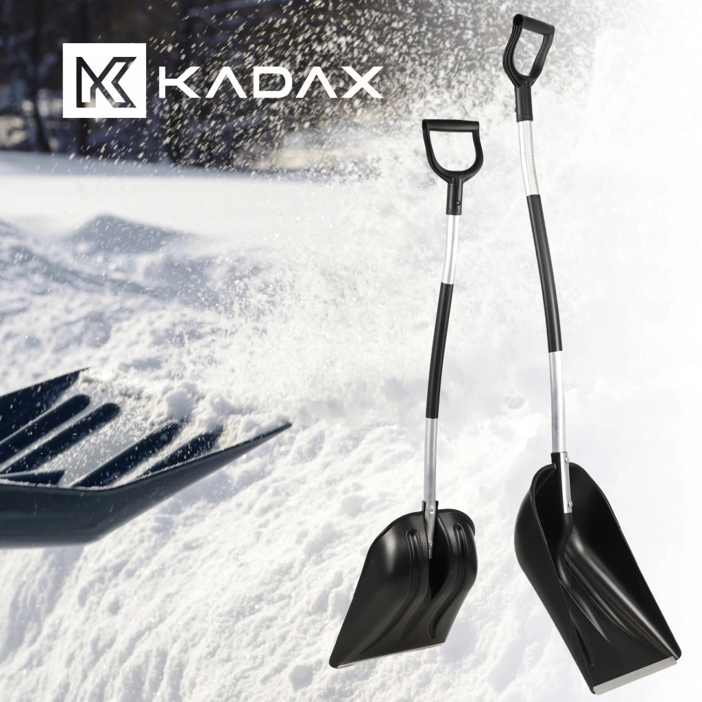 Pala da neve KADAX, raschietto per sabbia, pala da sabbia solida e resistente con manico