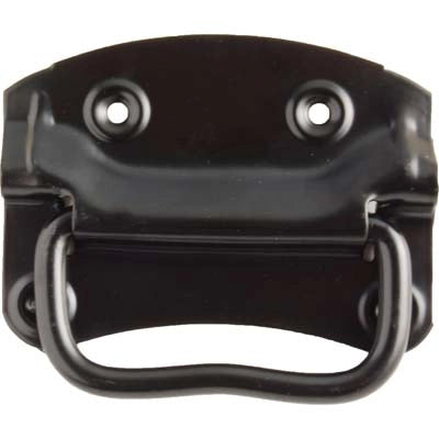 MANIGLIA AMERICANA X BAULE - ACCIAIO NERO MM  90X65- 12 pezzi