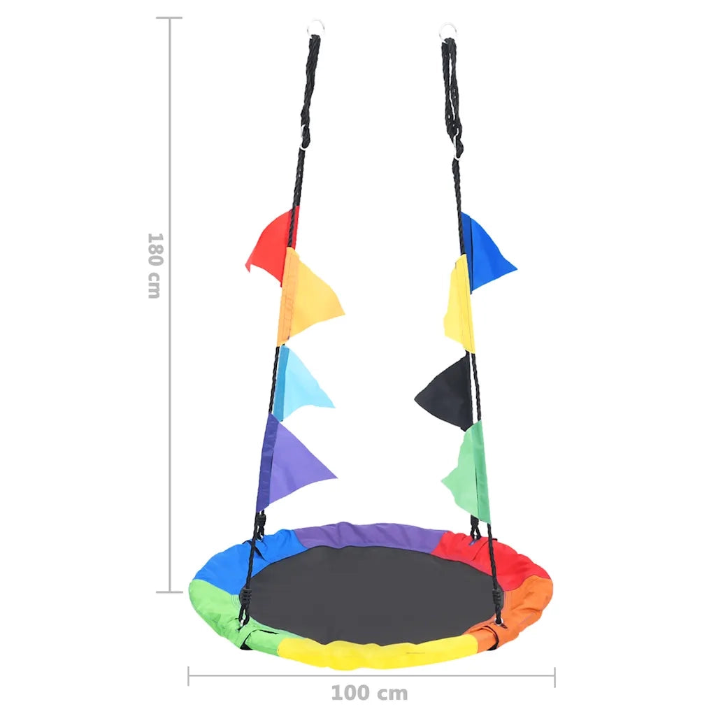 Altalena Arcobaleno con Bandiere 100 cm CFW3227914