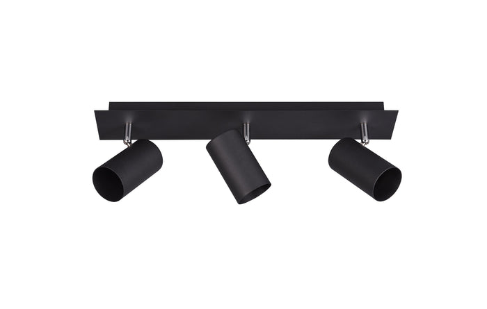 Faretto da Interno  GU10 in Metallo Nero Opaco