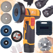 Mini Smerigliatrice Rosfix Blue Bird 12V MBB12V – Set con Dischi Diamantati e Lamellari | 76mm, 12V, 19500r/min