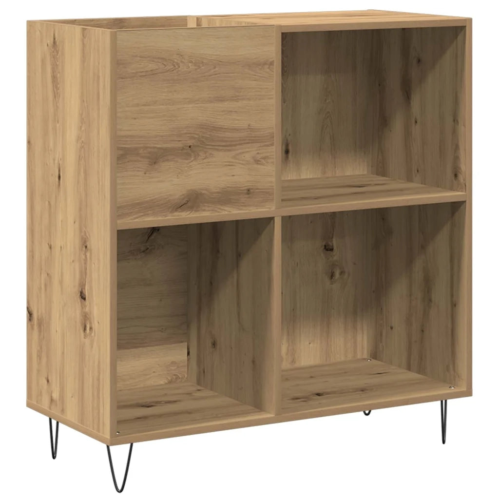 Mobile porta vinili rovere artigianale 85 x 38 x 89 cm 862912
