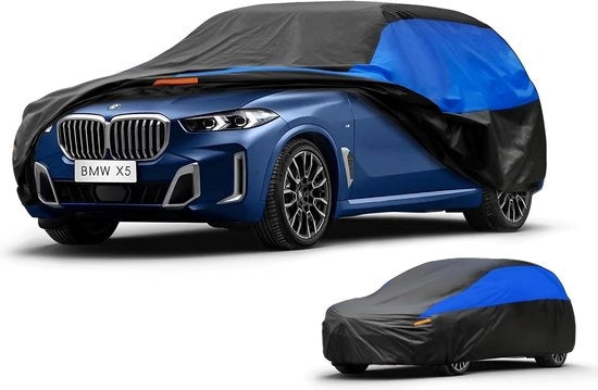Autohoes impermeabile e respirante, autohoes completo per la protezione contro pioggia, neve, sole e polvere in inverno. Copertura per auto adatto per SUV 4X4 (485-510 cm) YXL