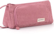 Etui con grande capacità, tasca per scrivere, borsa per ragazze, ragazzi, adulti e adolescenti, regalo - rosa